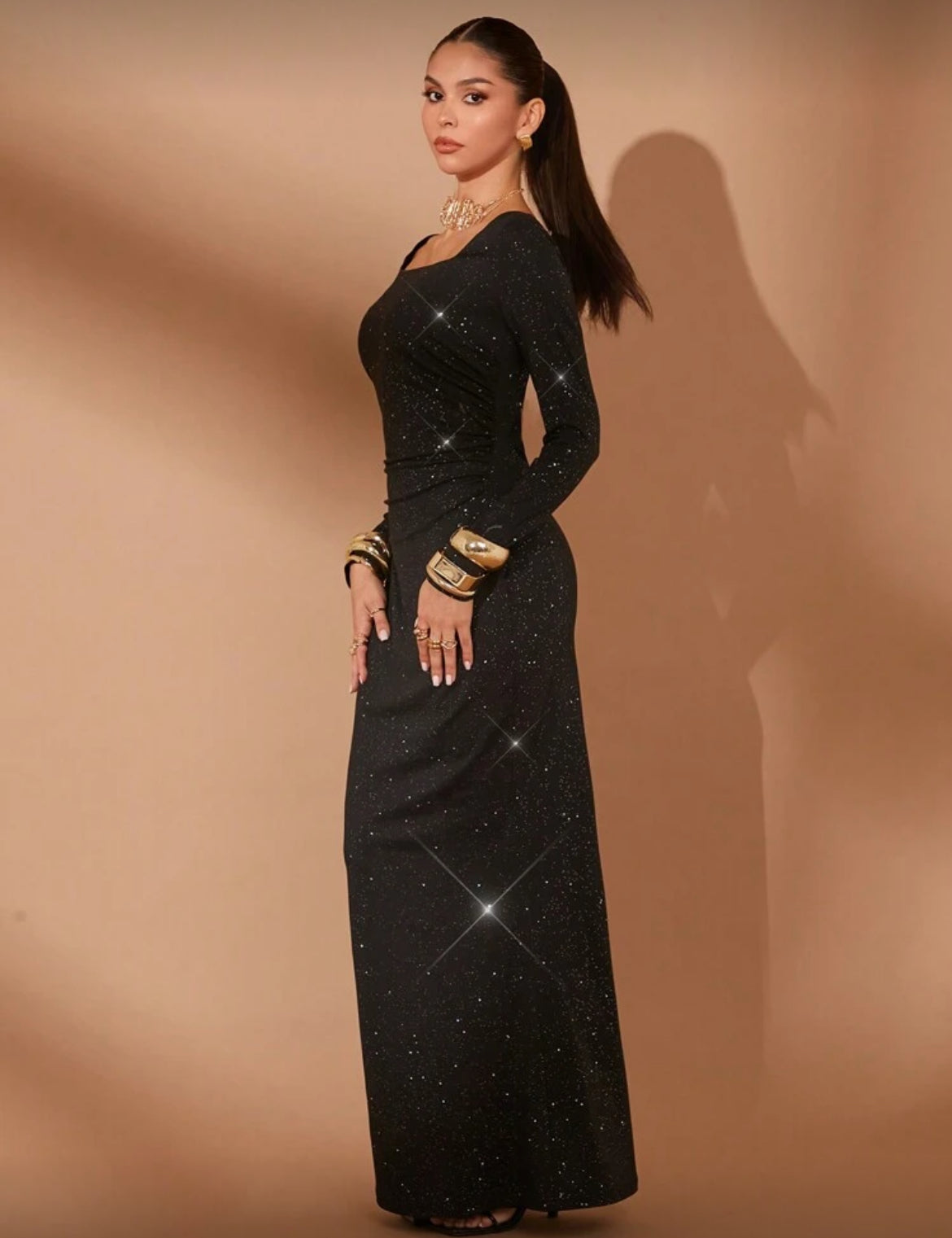 Vestido largo Praga - negro