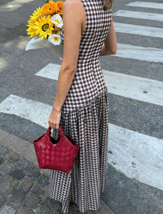 Vestido Ornella - cuadros