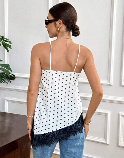 Blusa Lunares - Blanca