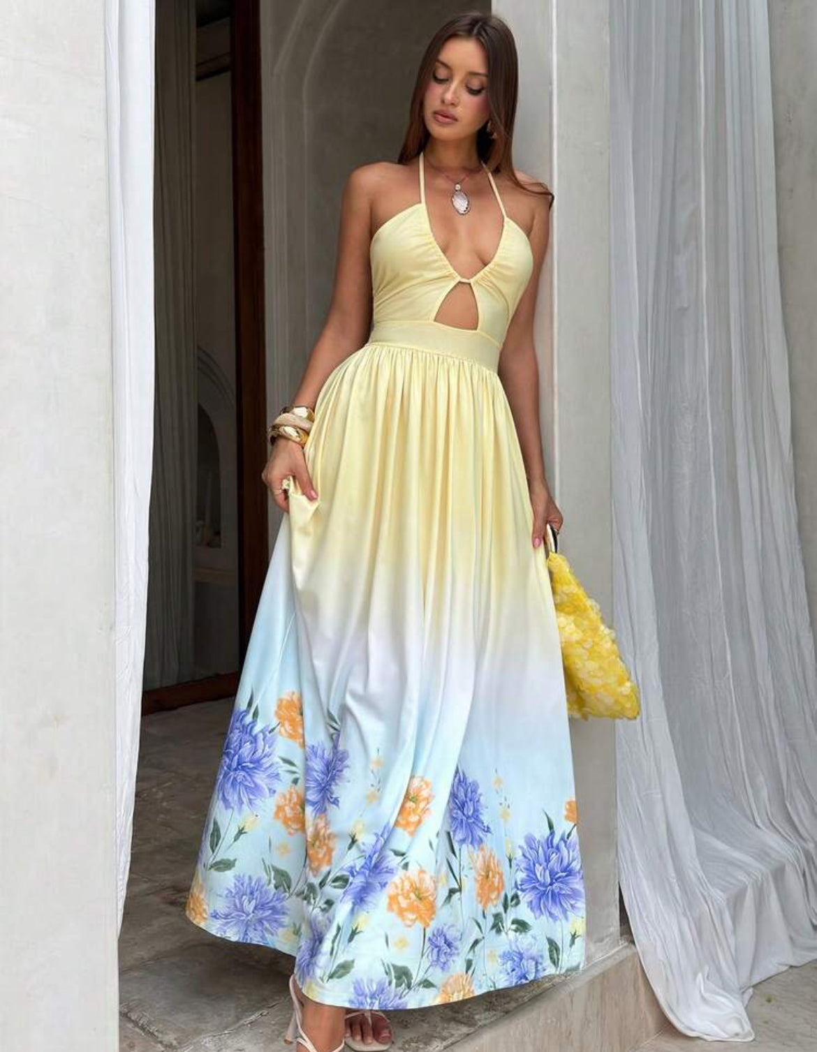 Vestido Aurora de miel