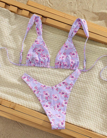 Bikini floral - lila