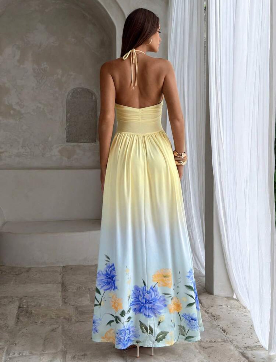 Vestido Aurora de miel